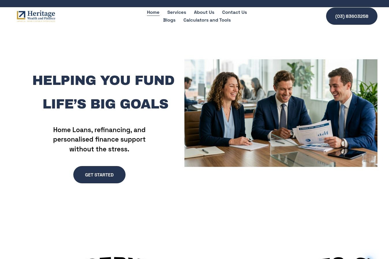 Heritage Wealth Finance project